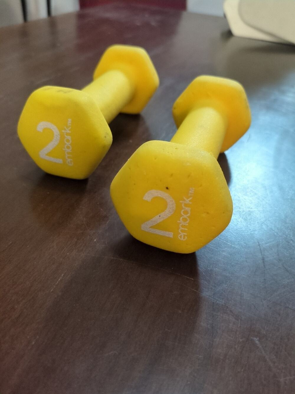 Fitvids Neoprene Dumbbell Hand Weights – Anti-Slip 2 Pounds, (2-Pound, Pair)
